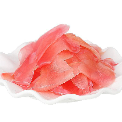 Pickled ginger slice (pink)